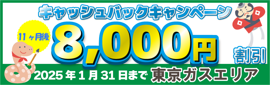 東京ガスエリア　キャンペーン